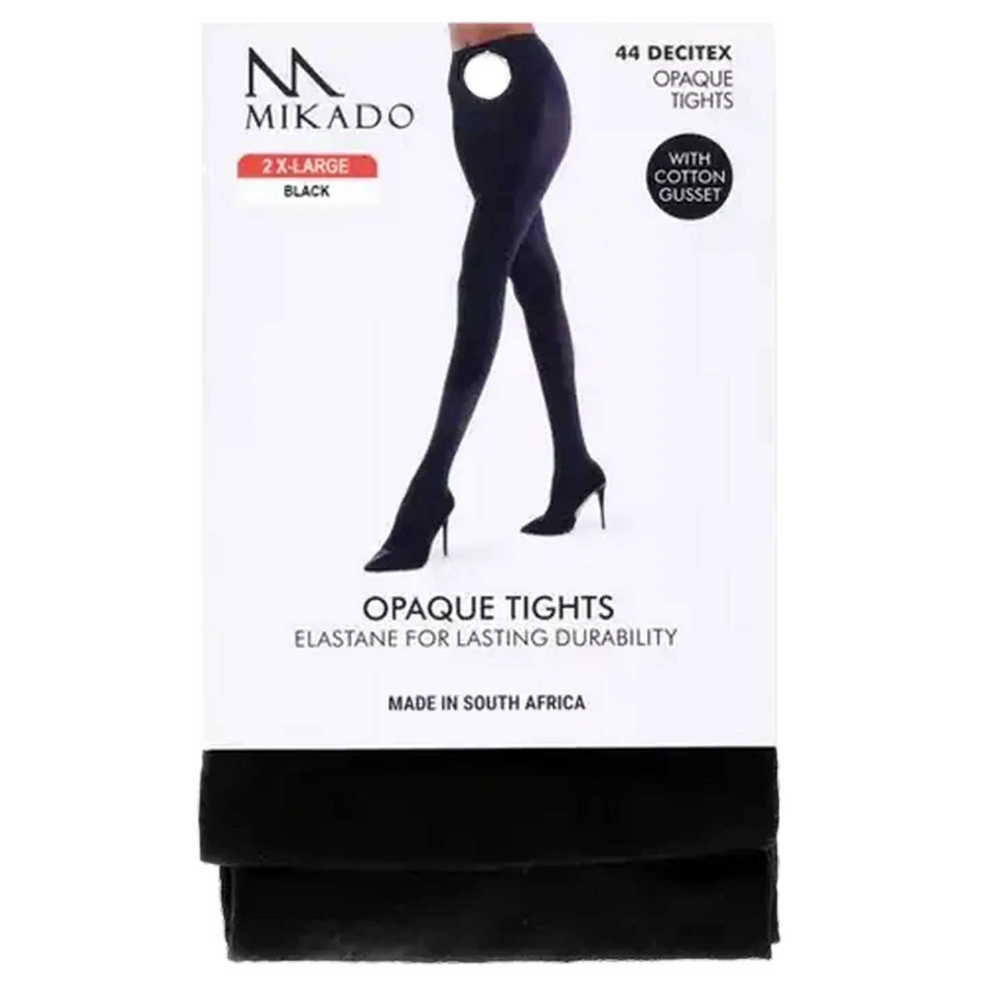 Image of Mikado Extra Extra Large Black Opaque Tights