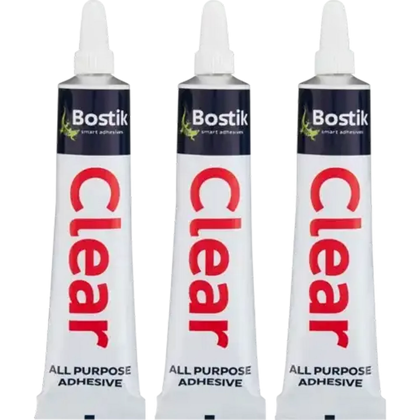 Image of Bostik Clear All Purpose Adhesive 3-Pack