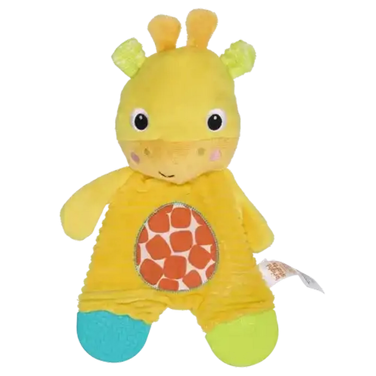 Image of Bright Starts Yellow Giraffe Plush Teether Toy 0 Months+