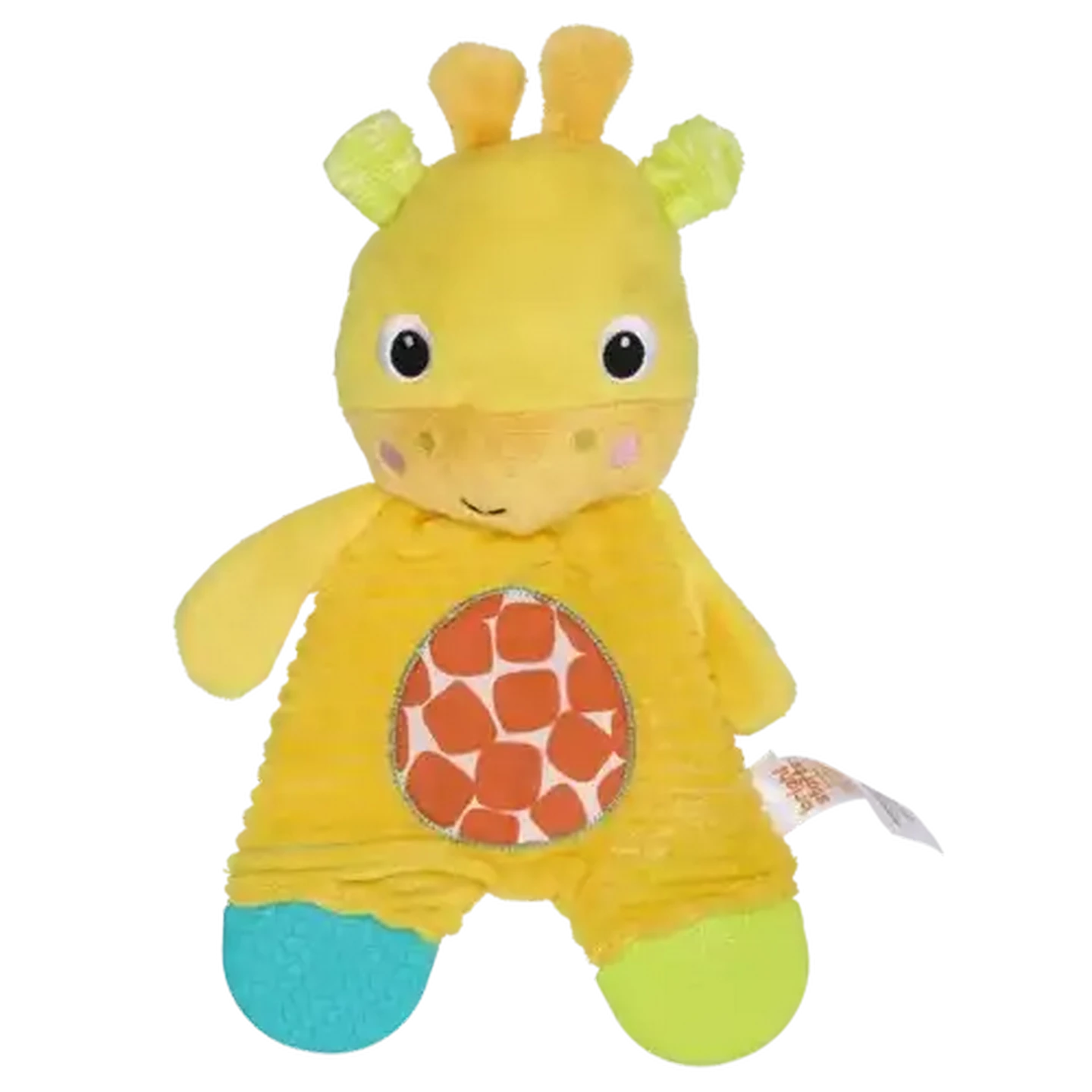 Image of Bright Starts Yellow Giraffe Plush Teether Toy 0 Months+