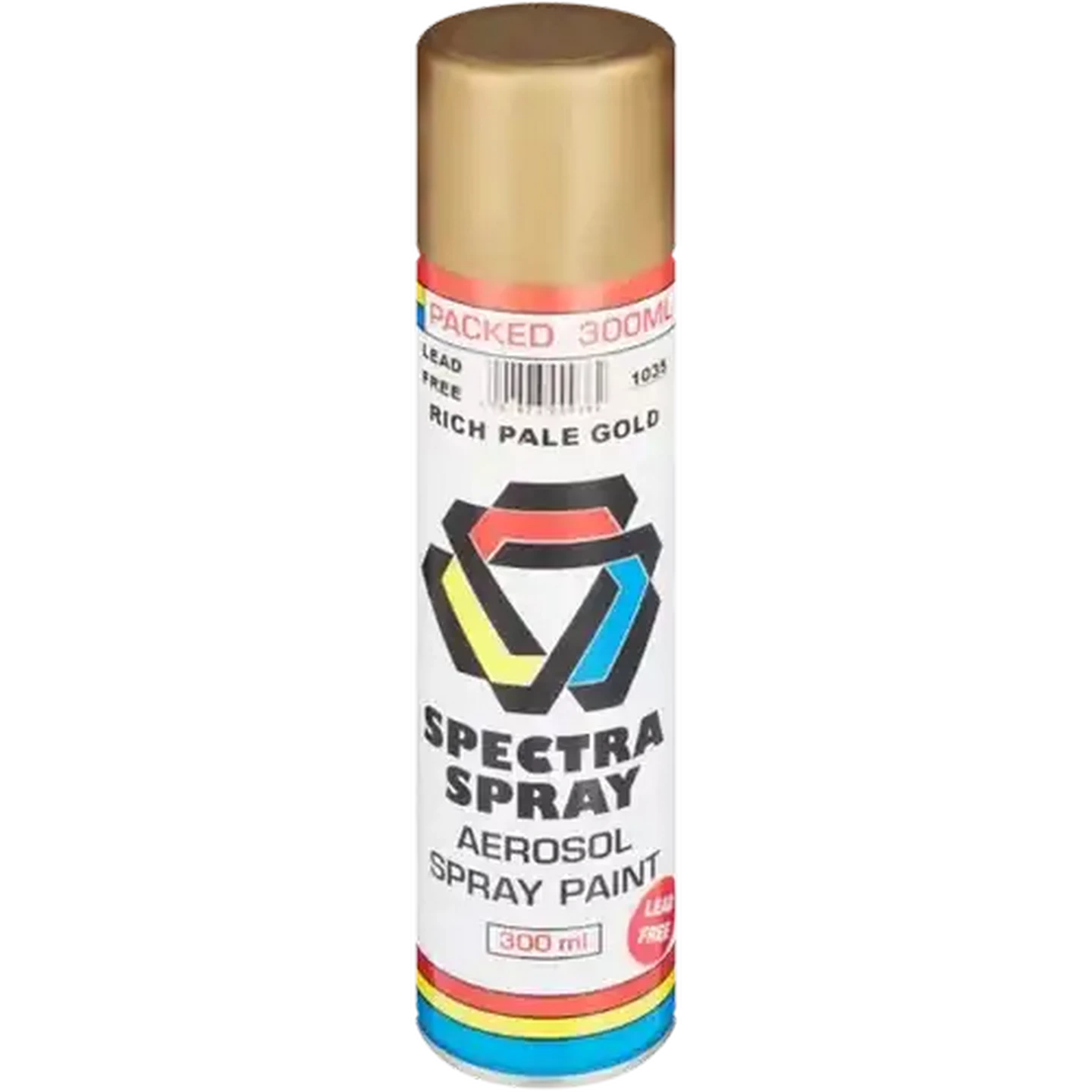 Image of Spectra Aerosol Rich Pale Gold Spray Paint 300ml