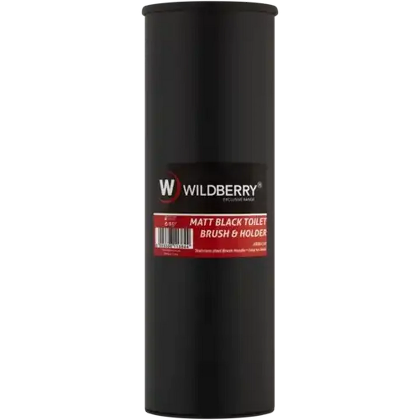 Image of Wildberry Matt Black Toilet Brush & Holder