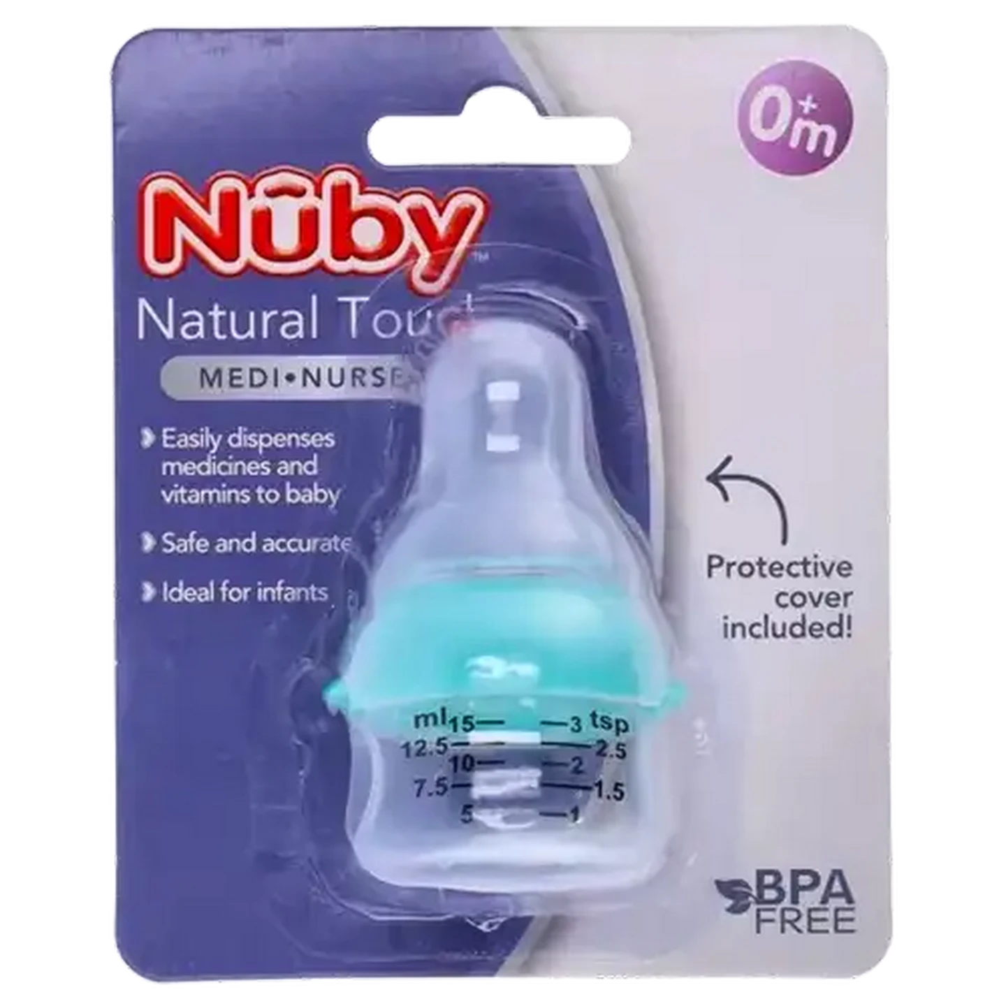 Image of Nûby Silicone Medicine Bottle 0 Months+
