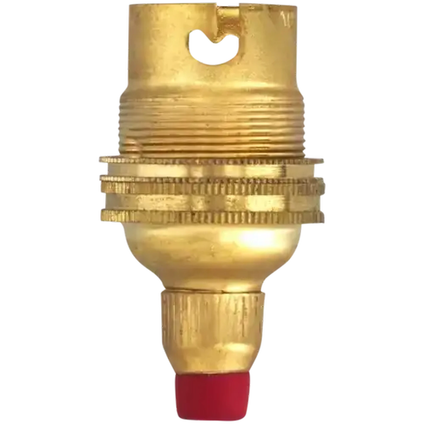 Image of SCE Brass Cordgrip B22 Lamp Holder 10mm