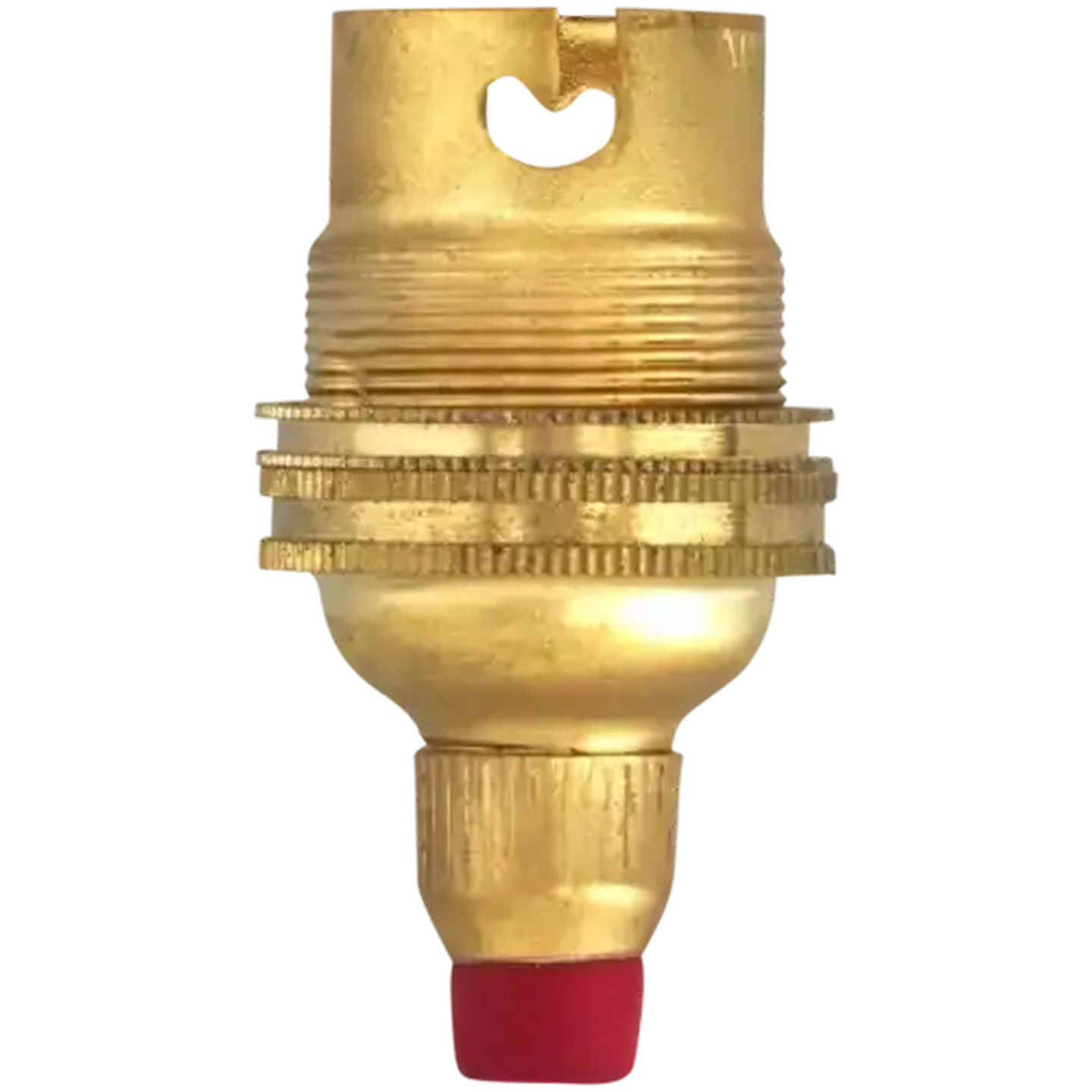 Image of SCE Brass Cordgrip B22 Lamp Holder 10mm