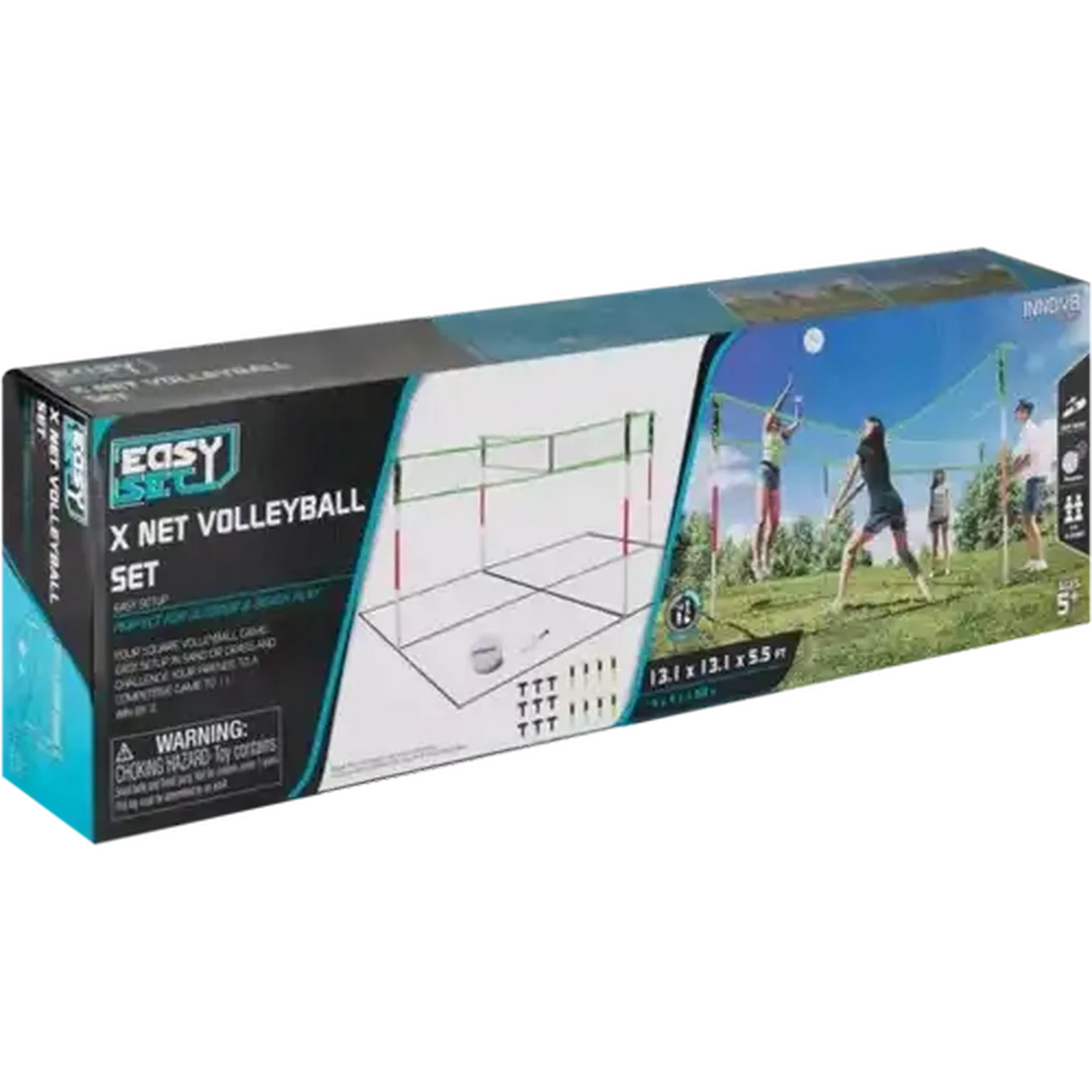 wdnyly4lv サロモンTNT+ATTACK11GWセット Checkers Sixty60 | Innov8 Sports Easy Set X Net Volleyball Set 38
