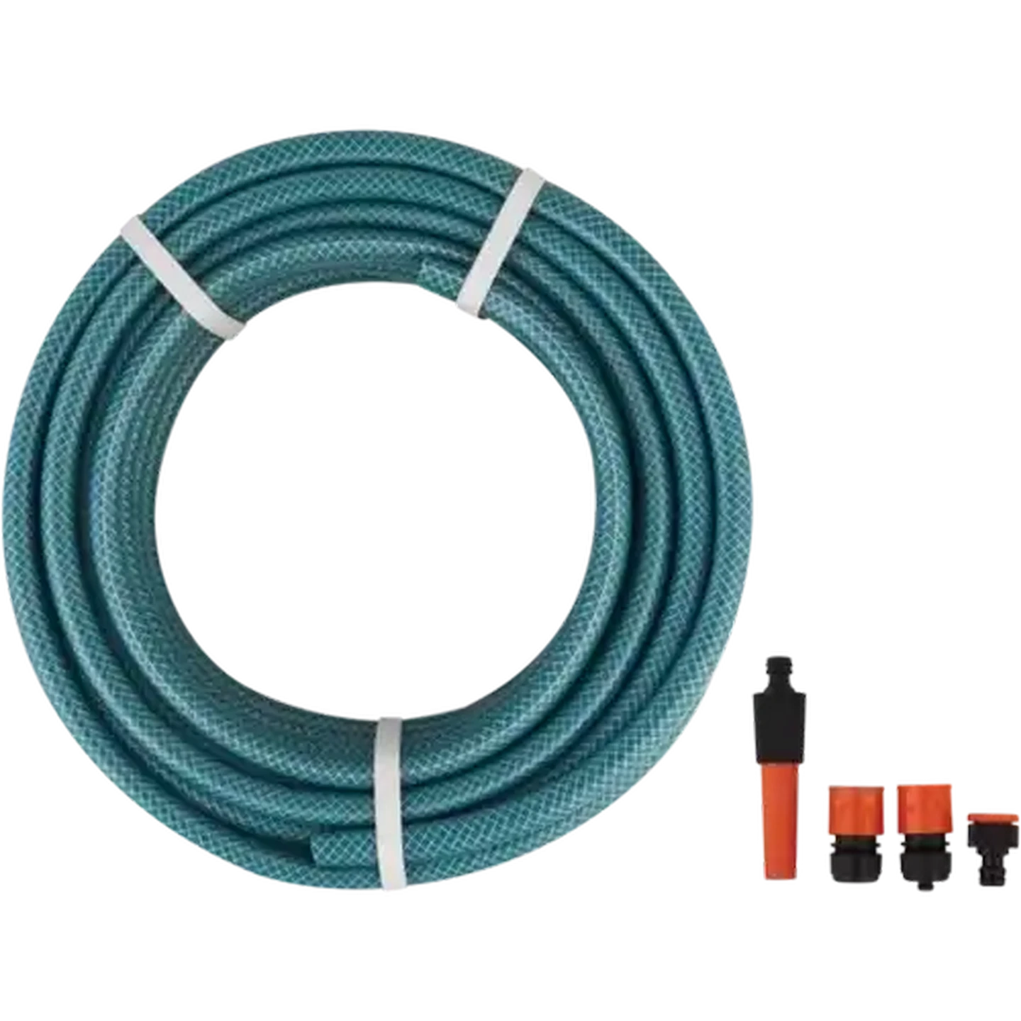Image of Watex Cyan Garden Hose & Fittings Set 6 Piece