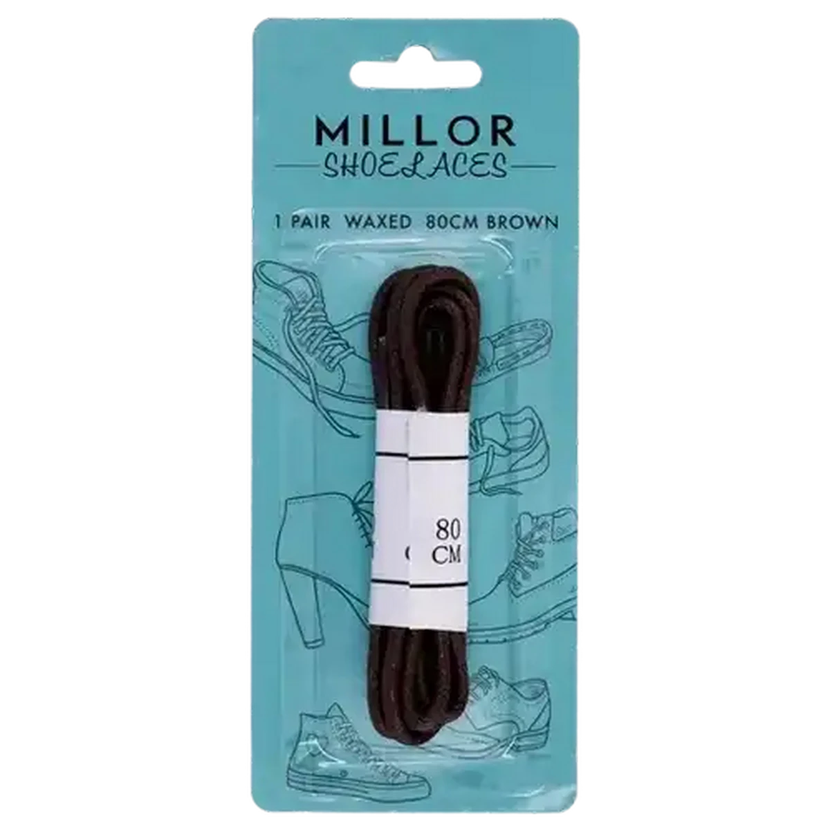 Checkers Sixty60 | Millor Waxed Brown Shoe Laces 80cm
