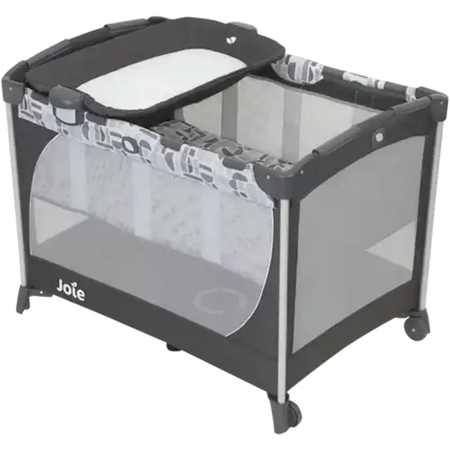 Image of Joie Grey Logan Commuter Change Travel Cot