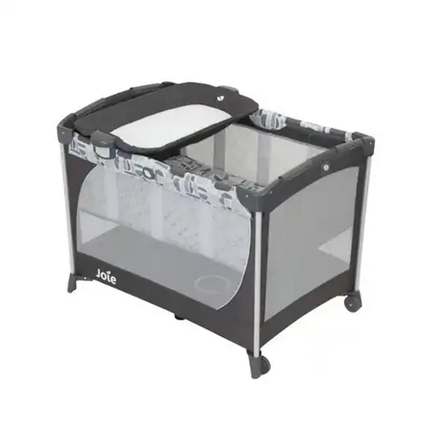 Image of Joie Grey Logan Commuter Change Travel Cot