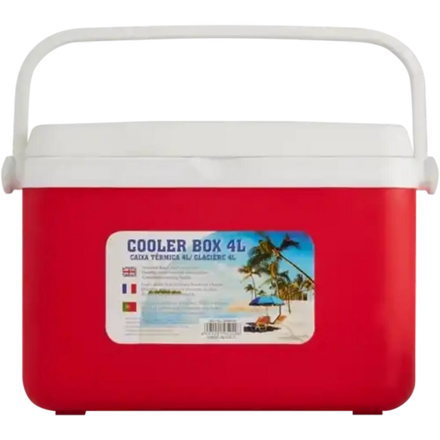 Image of Small Red Cooler Box 4L