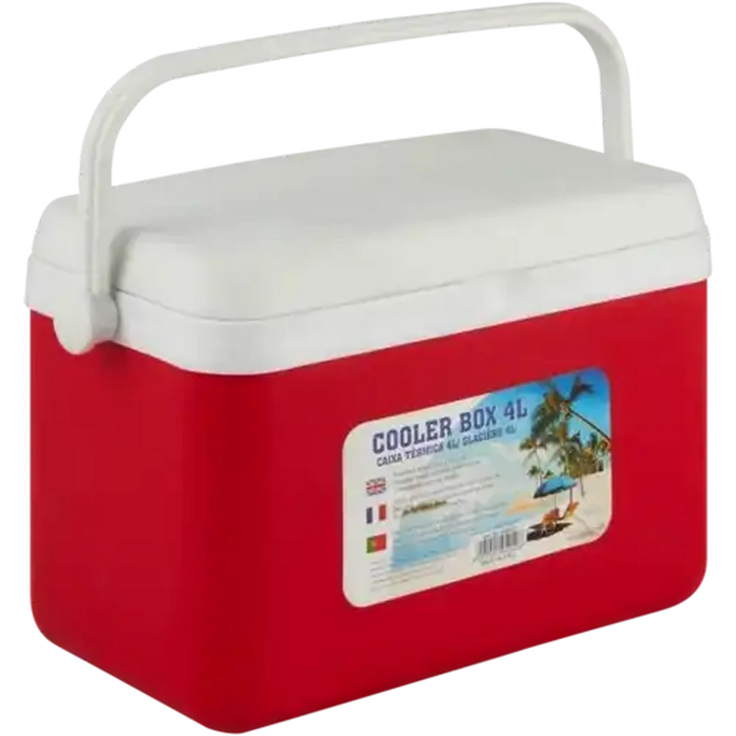 Image of Small Red Cooler Box 4L