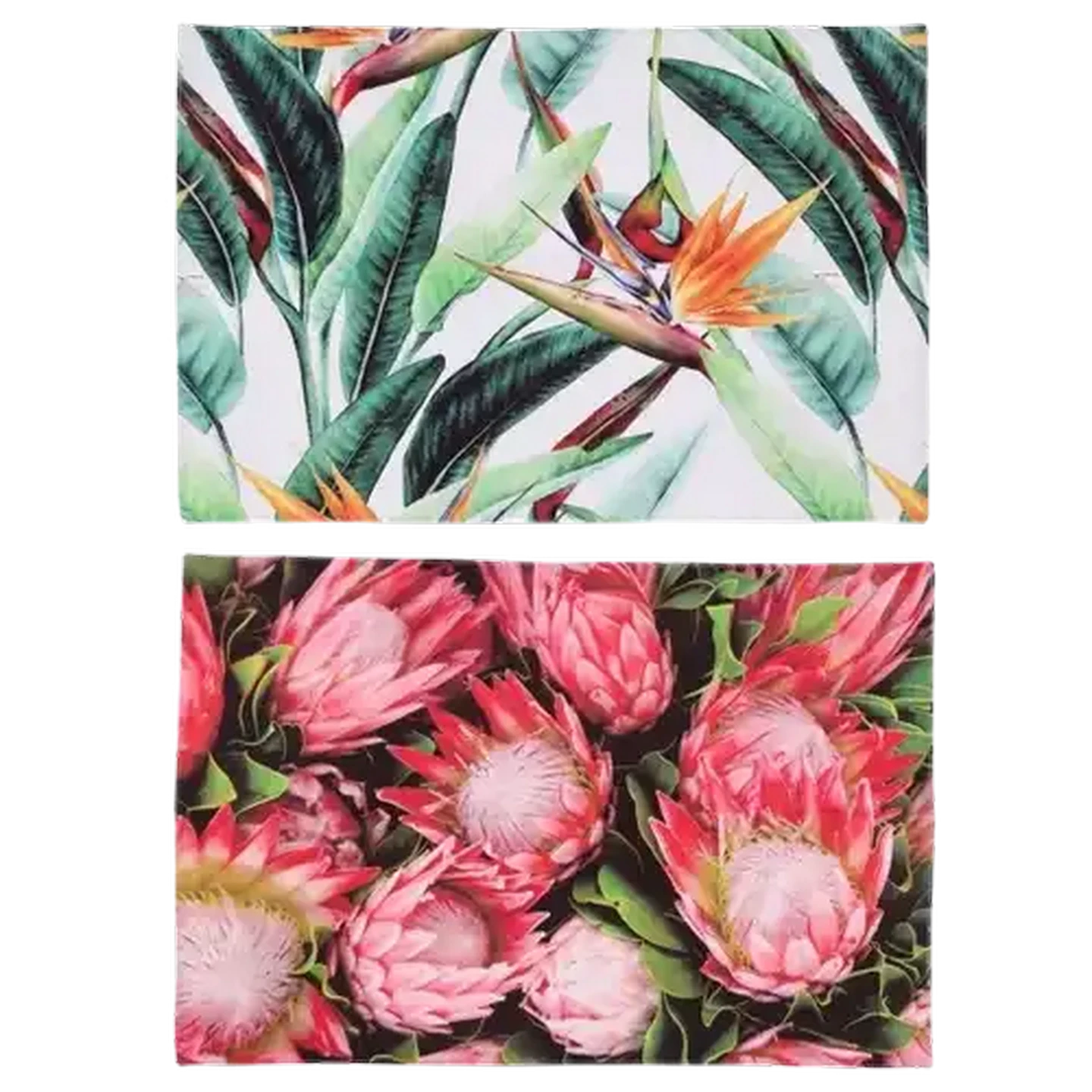 Image of Essentials Digital Floral Placemats 4-Pack (Design May Vary)