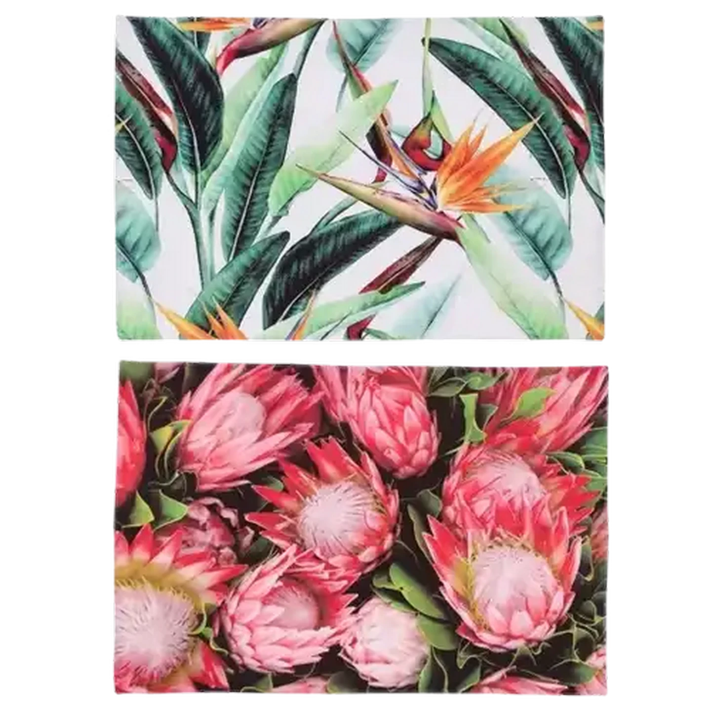 Image of Essentials Digital Floral Placemats 4-Pack (Design May Vary)