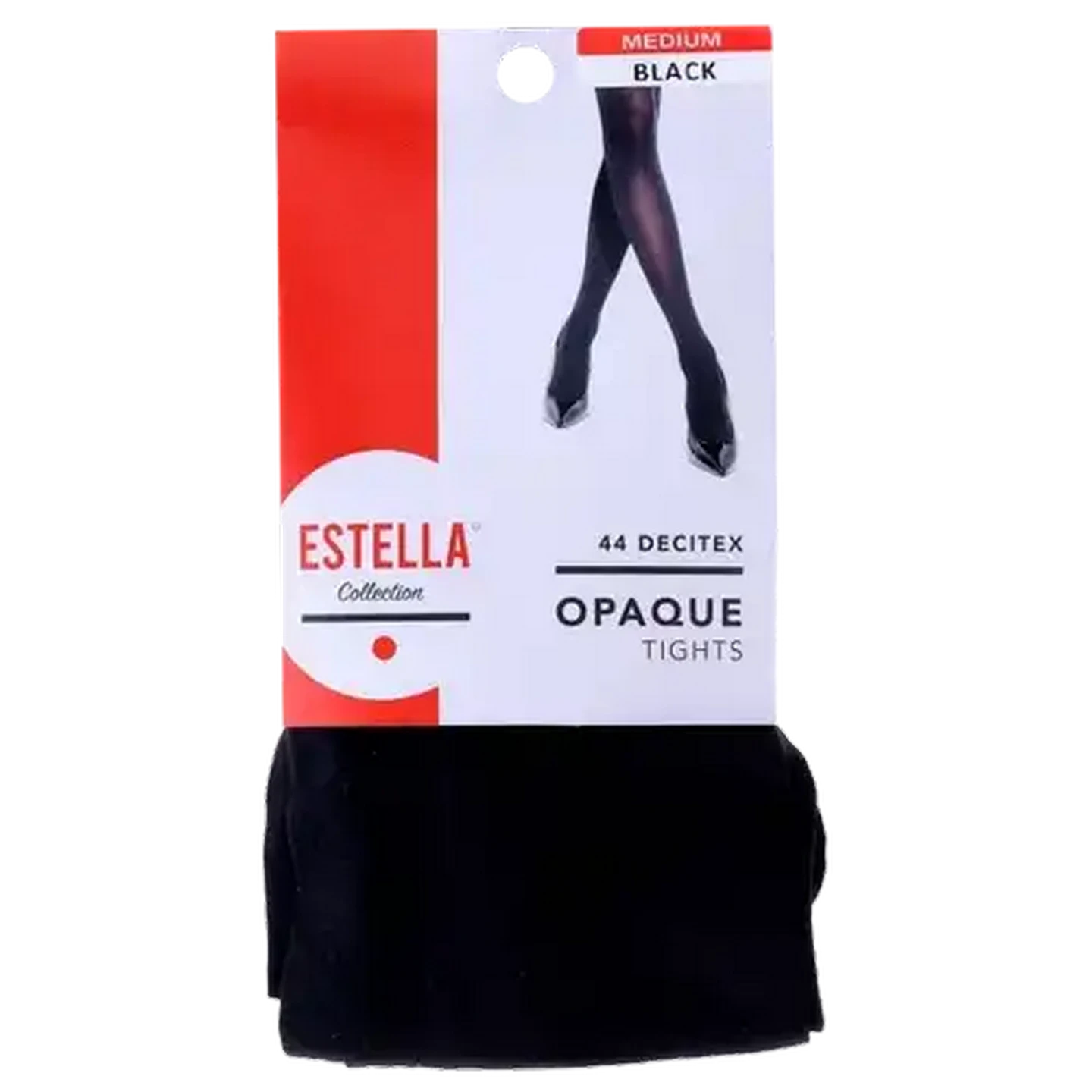 Image of Estella Black Medium Opaque Tights