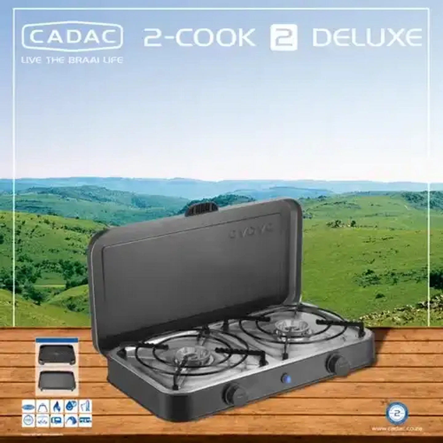 Image of Cadac 2 Cook 2 Deluxe Stove