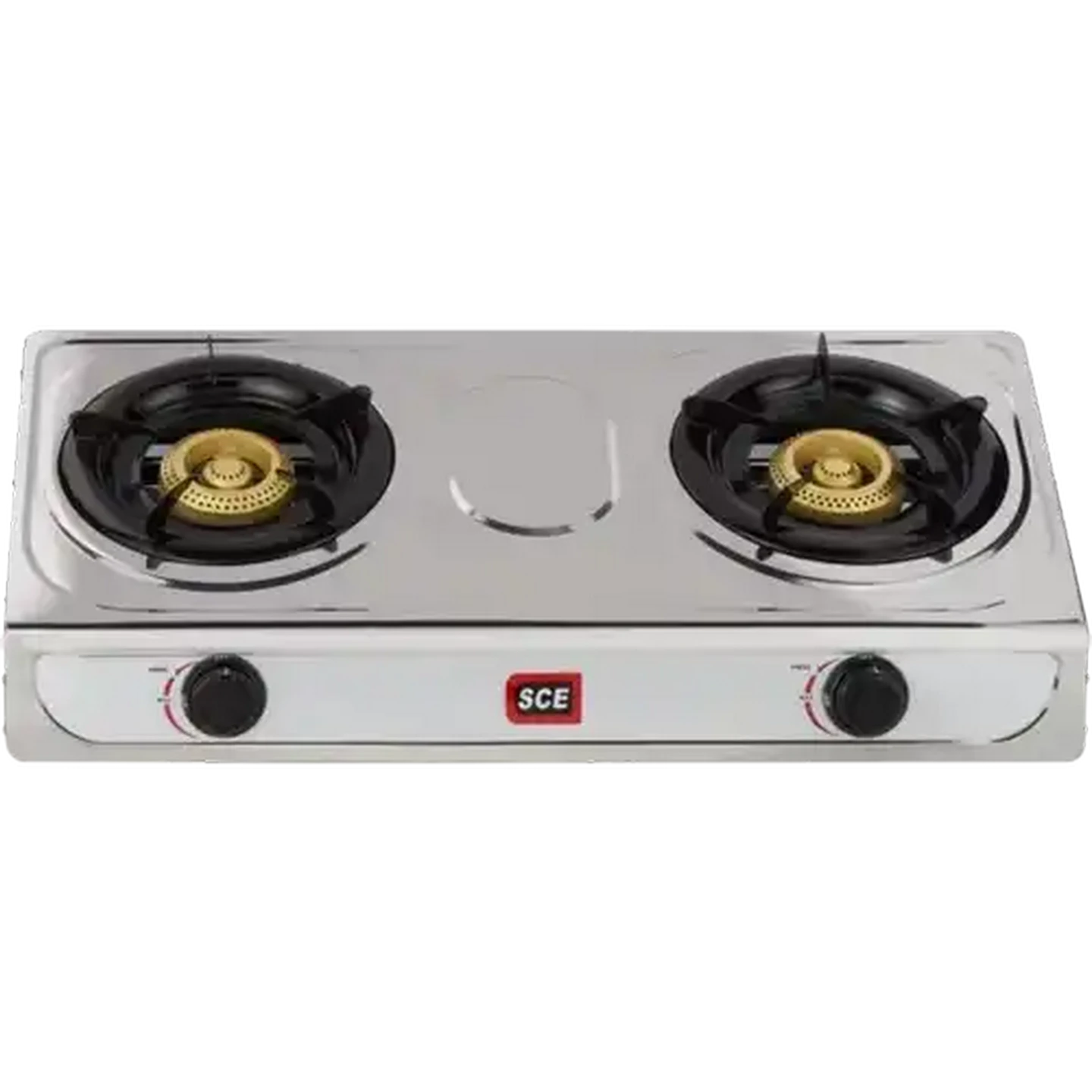 Image of SCE 2 Burner Stainless Steel Gas Stove 720 x 385 x 96mm