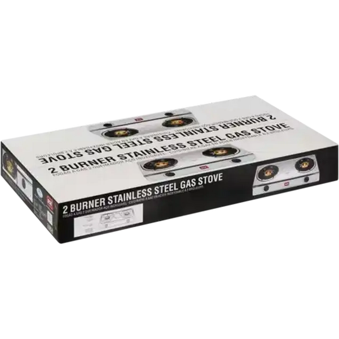 Image of SCE 2 Burner Stainless Steel Gas Stove 720 x 385 x 96mm