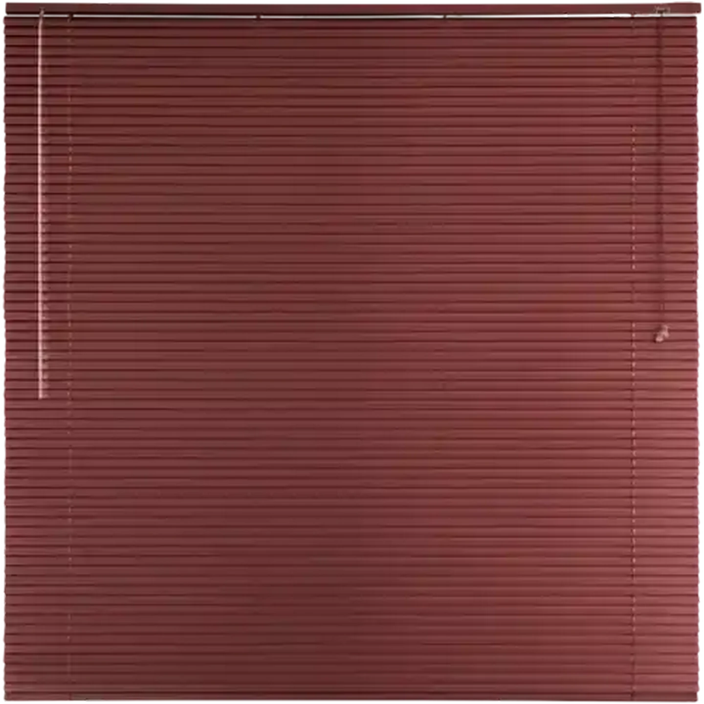 Image of Rufflette Maroon Aluminium Venetian Blind 600 x 1600m
