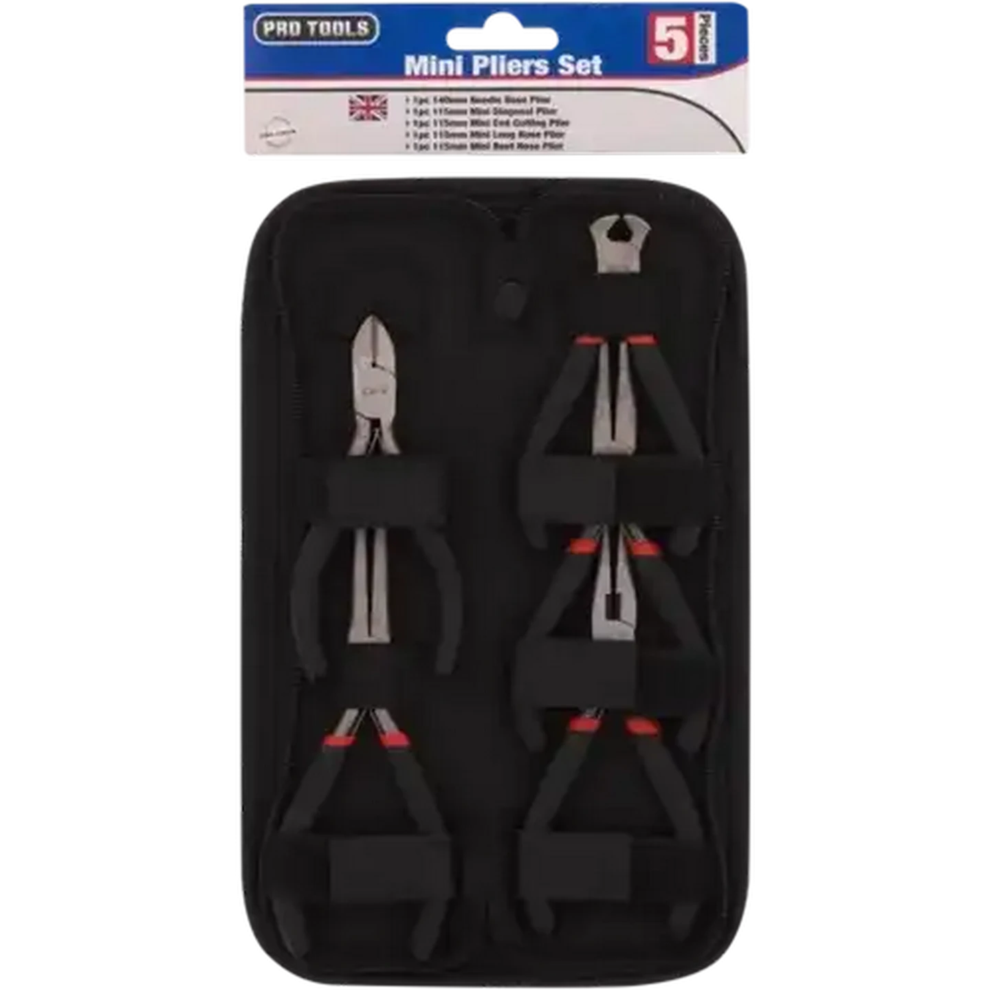 Checkers Sixty60 | Pro Tools Black Mini Pliers Set 5 Piece