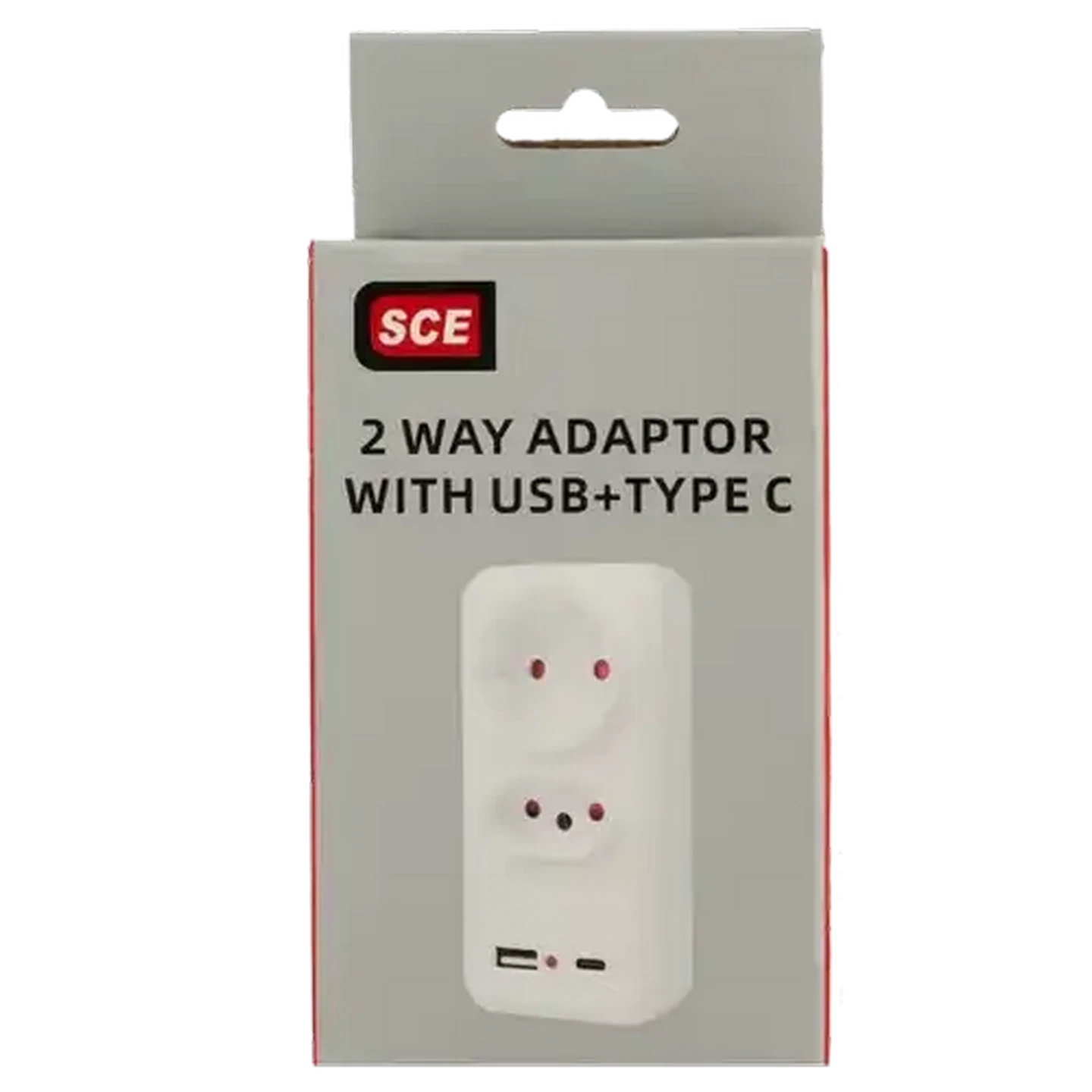 Image of SCE 2-Way Adaptor with 2 USB Ports