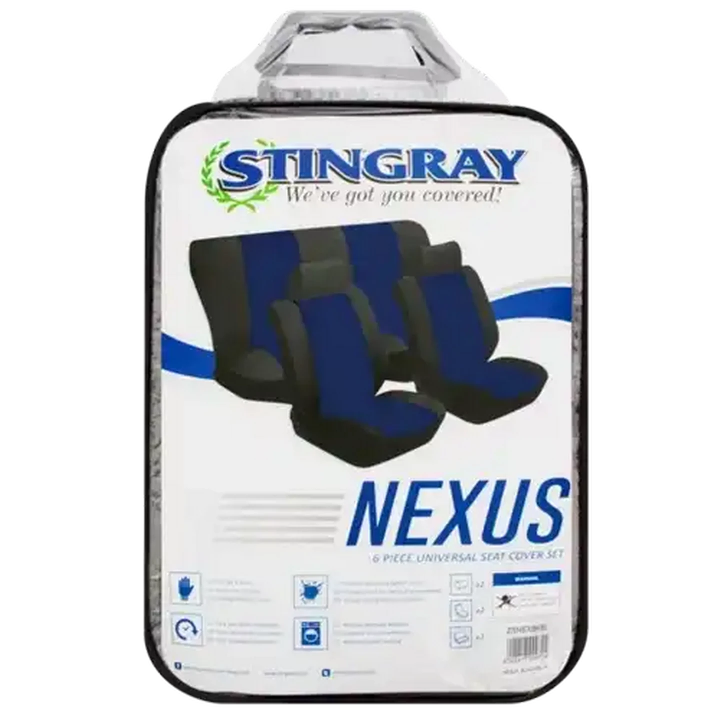 square クッション　surpass cixeur nocare nyhc Checkers Sixty60 | Stingray Seat Cover Nexus Stingray Blue