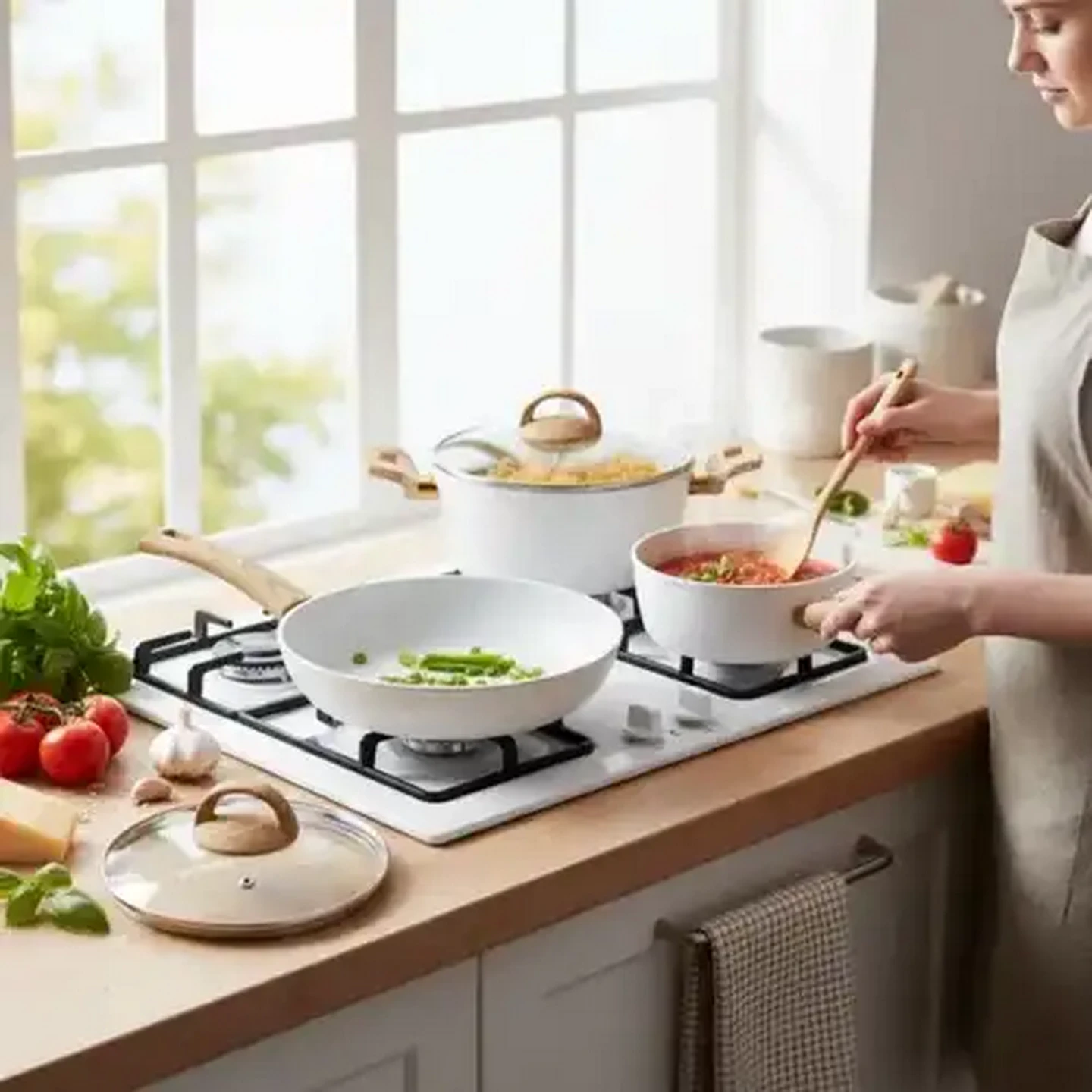 Checkers Sixty60 | Coconut Forged Aluminium Cookware Set 7-Piece