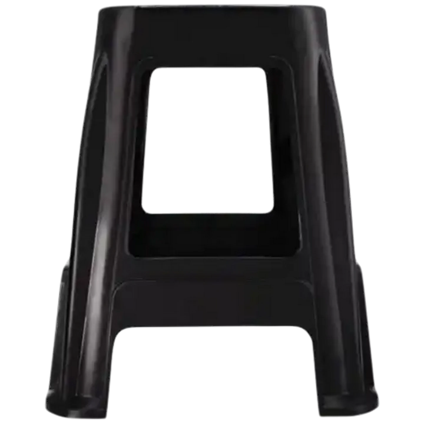 Image of Big Jim Black Plastic Stool 46cm