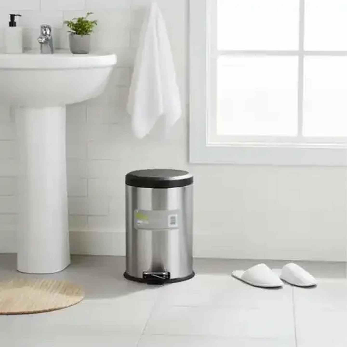 Image of Stainless Steel Step Bin 12L