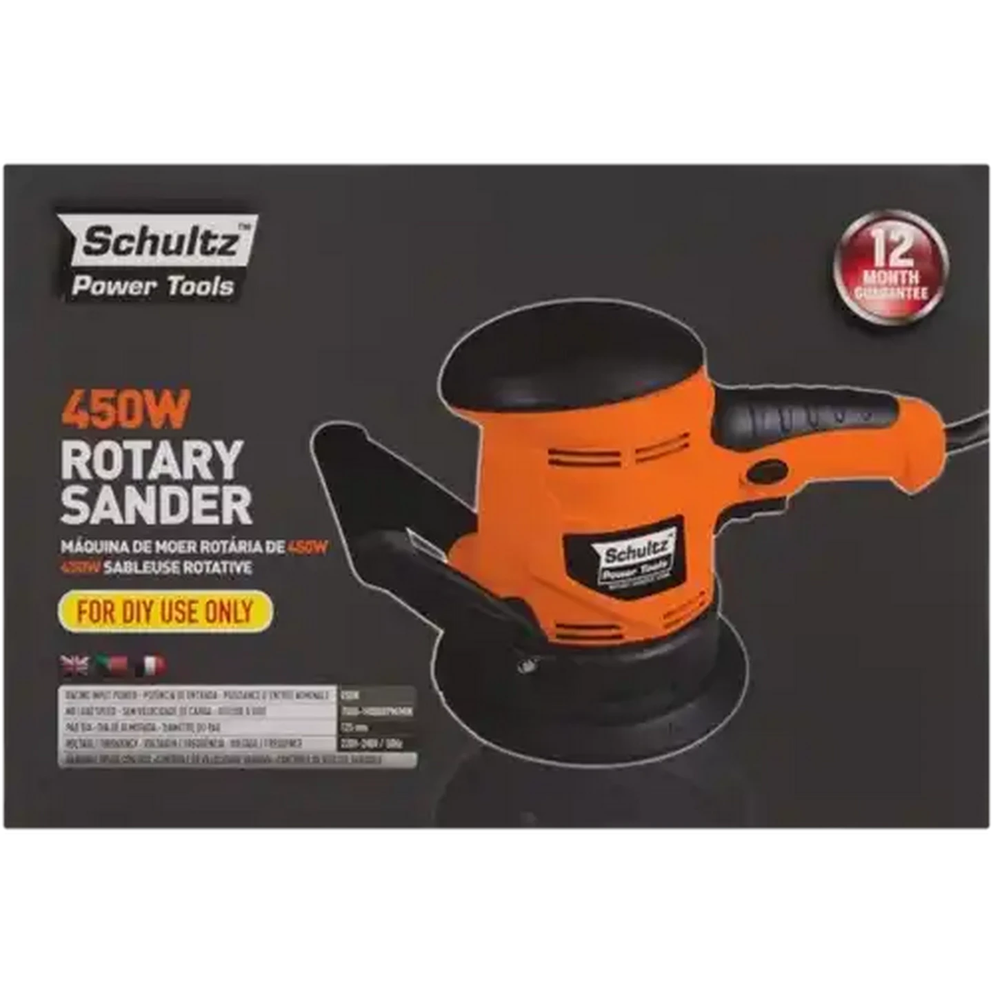 Checkers Sixty60 | Schultz Orange Rotary Sander 125mm