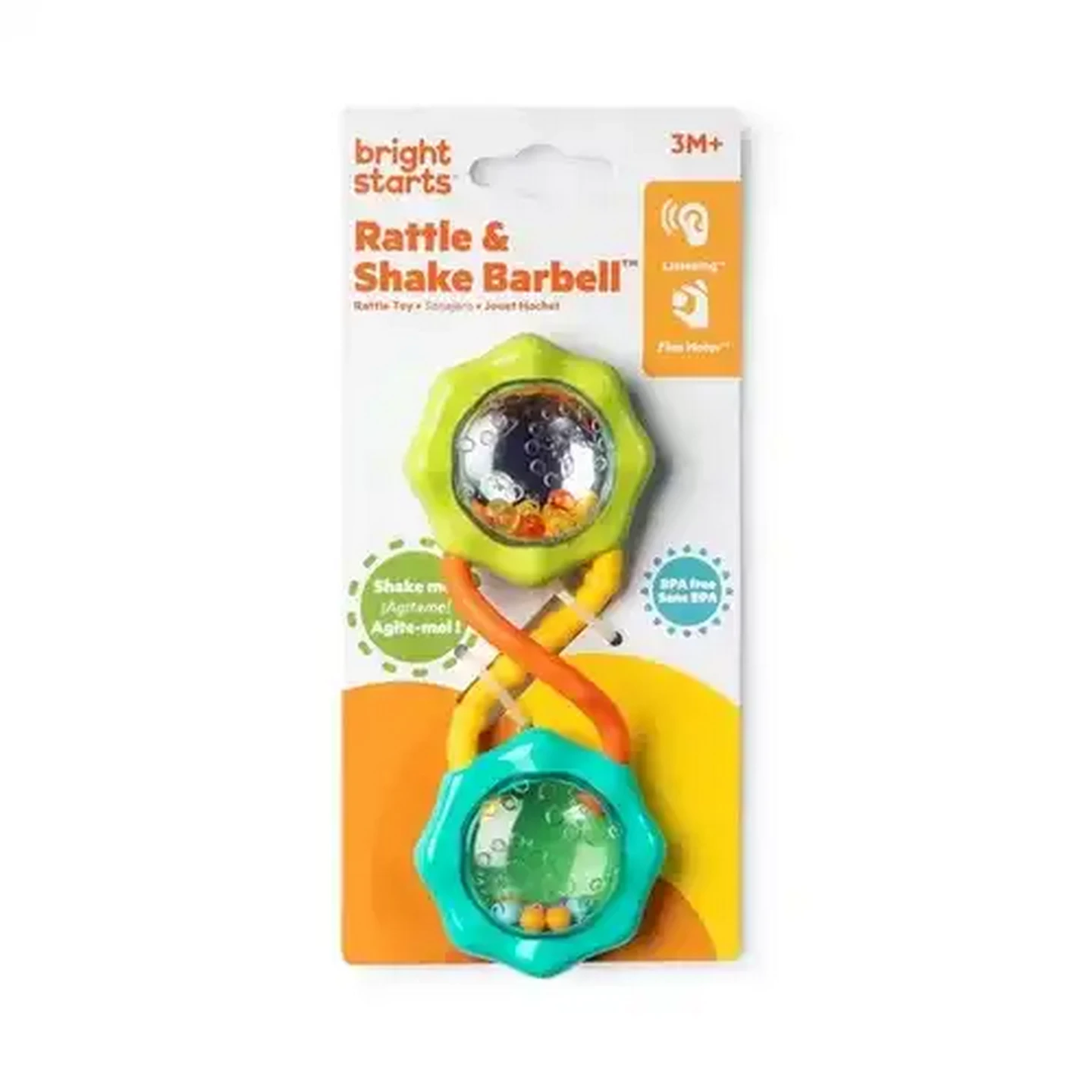 Image of Bright Starts Rattle Shake Barbell 6 Months +