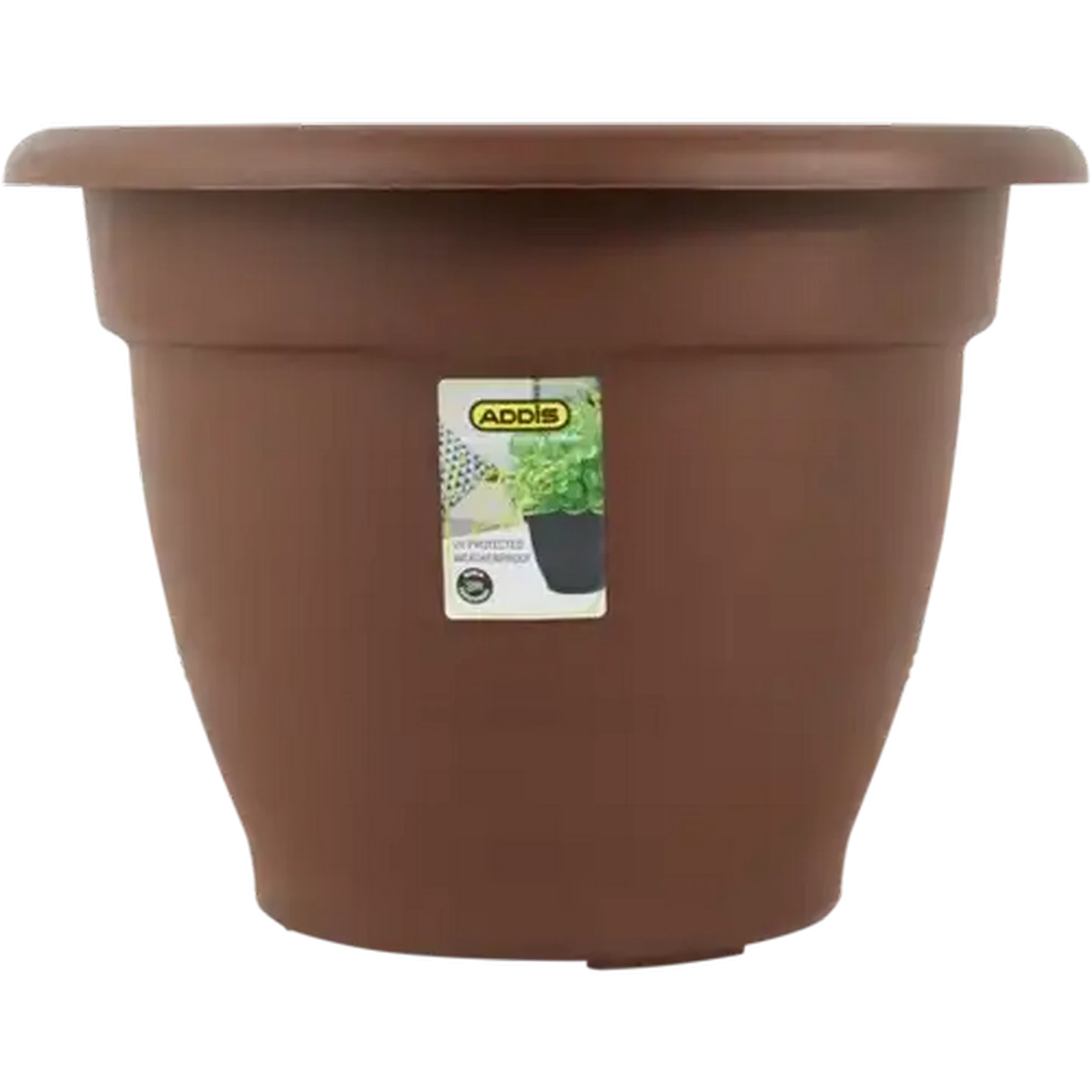 Image of ADDIS Chocolate Brown Venus Plant Pot 44cm