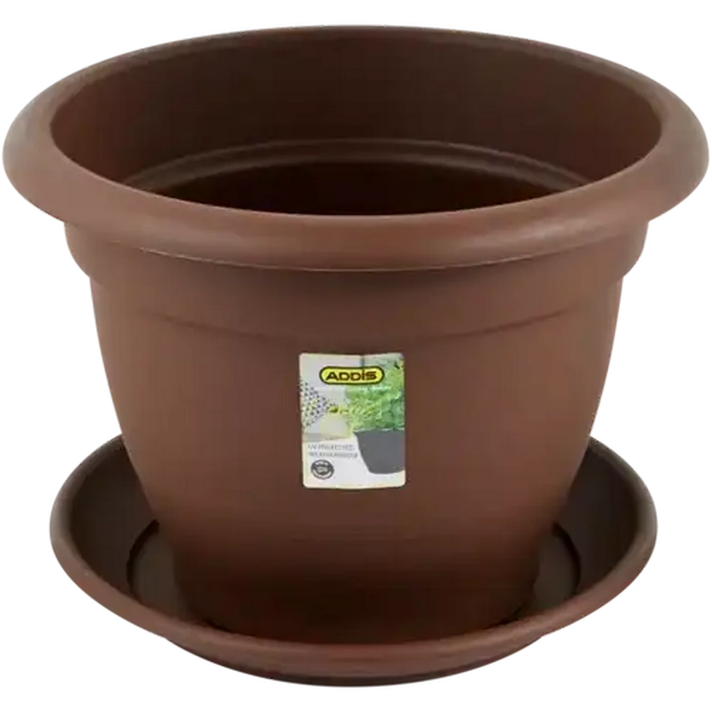 Image of ADDIS Chocolate Brown Venus Plant Pot 44cm