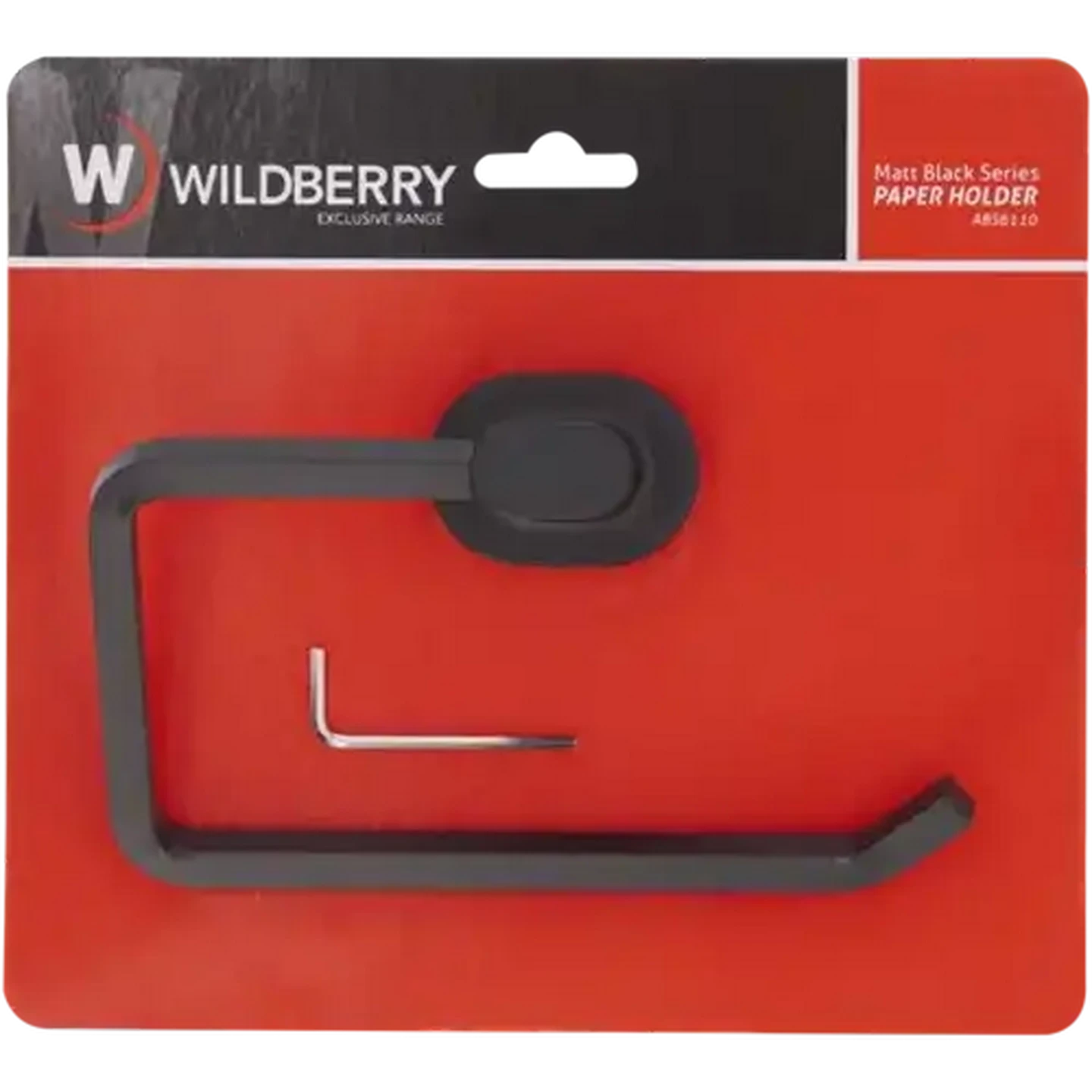Image of Wildberry Matt Black Series Toilet Paper Holder