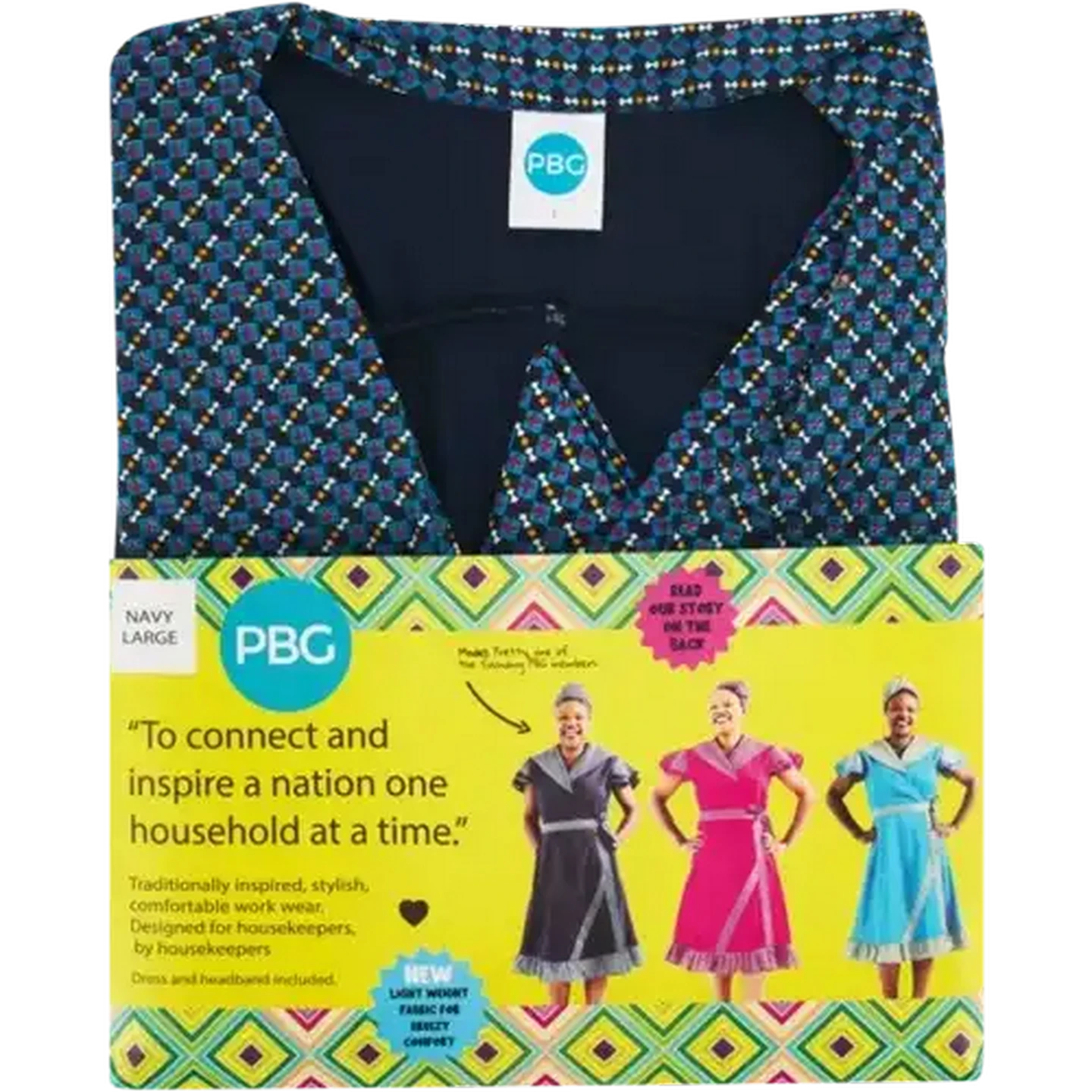 Image of PBG Navy Pinafore Large