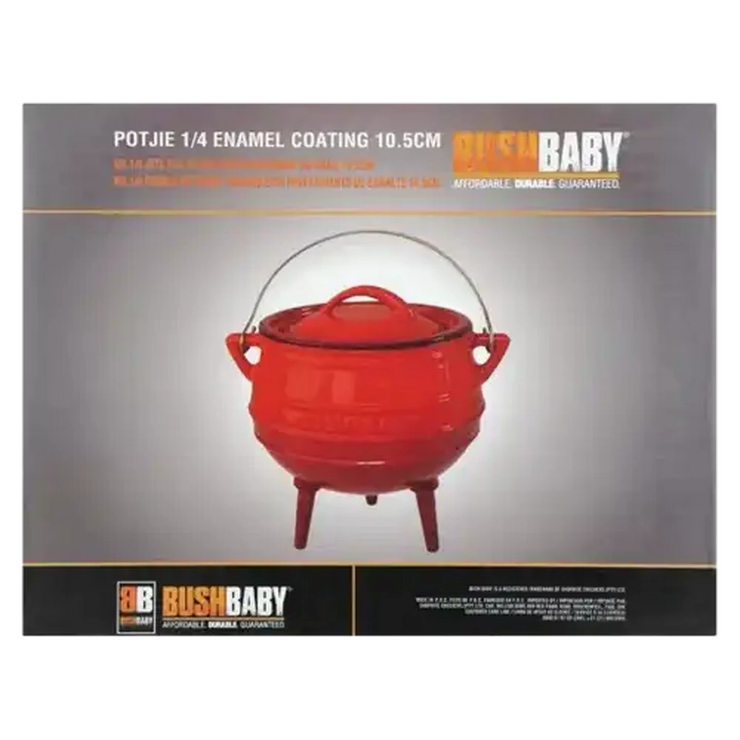Image of Bush Baby 1/4 Enamel Potjie 10.5cm