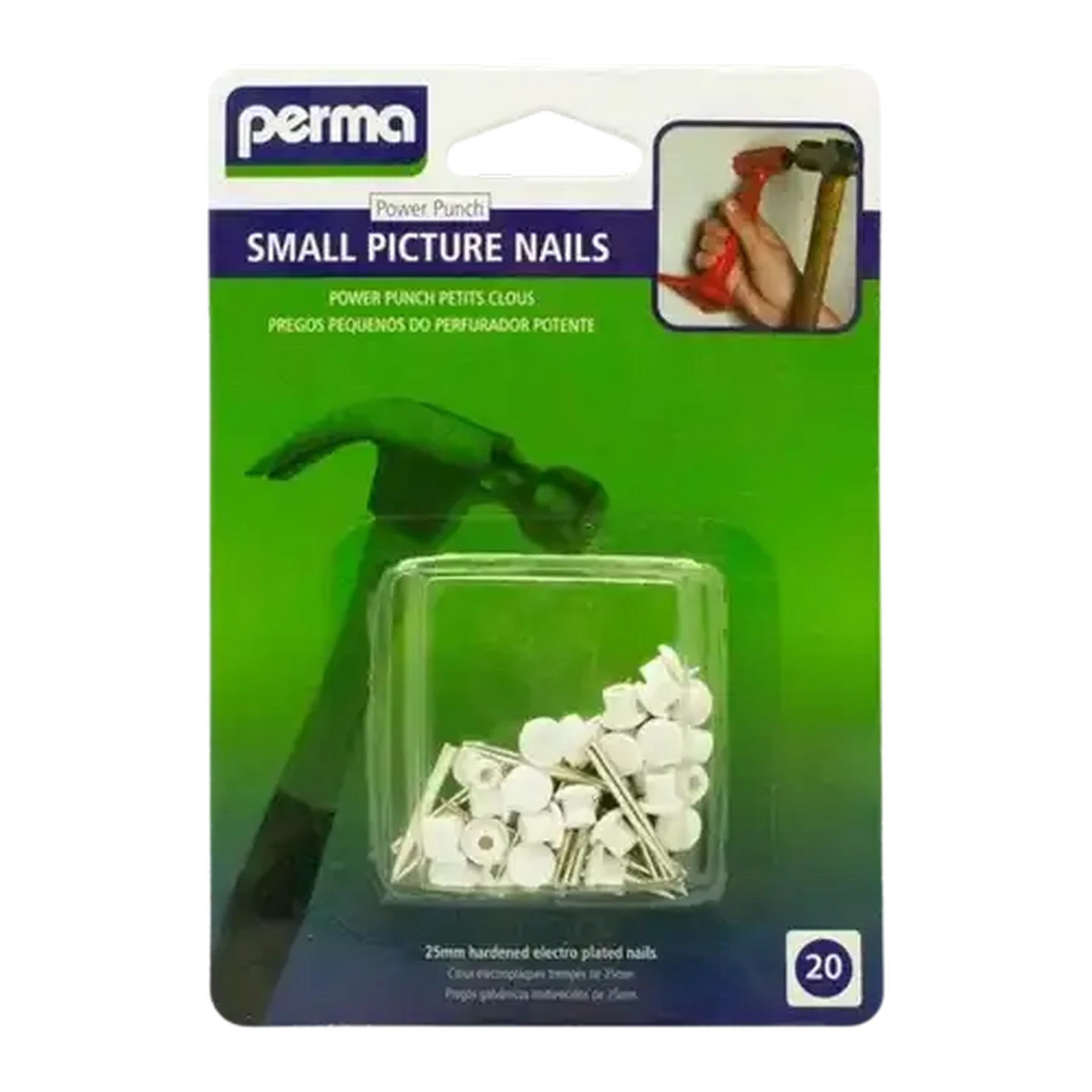 Image of Perma Power Punch Small Picture Nails 20-Pack