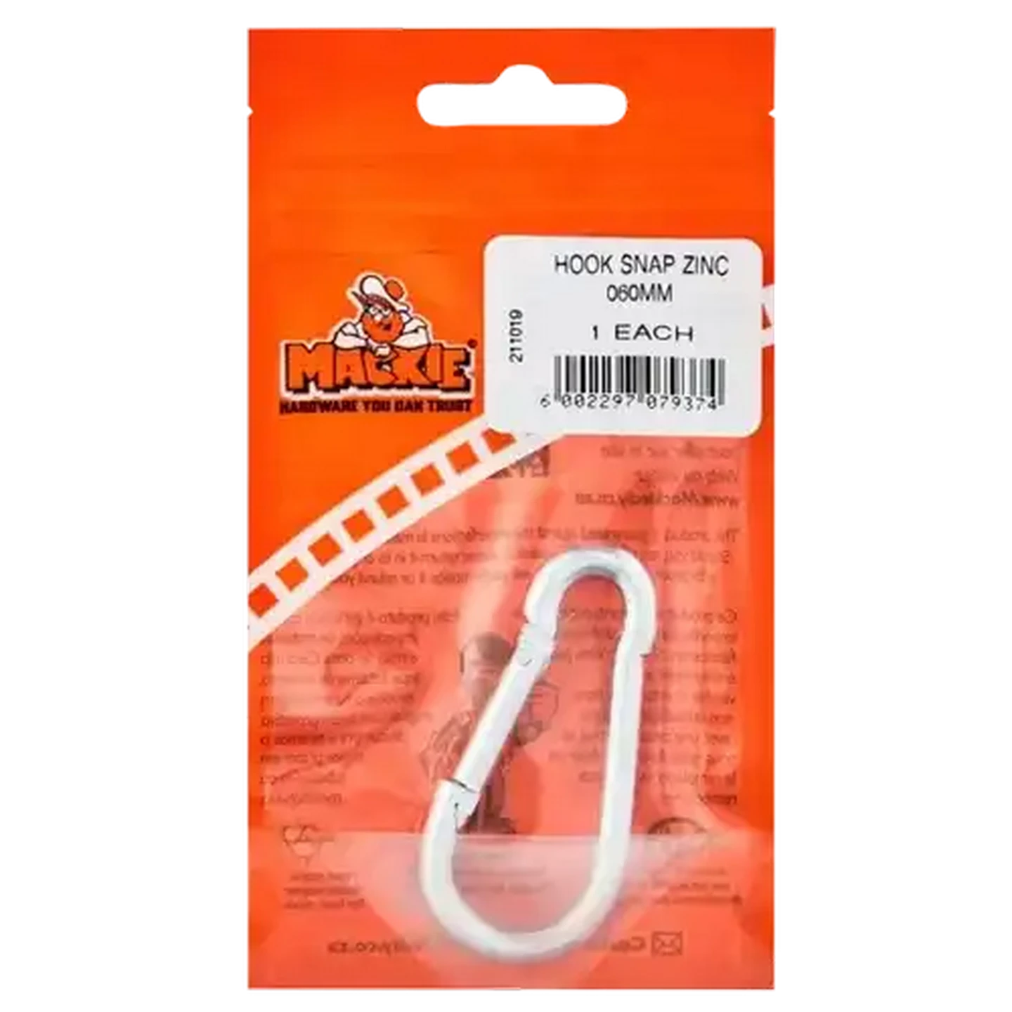 Checkers Sixty60 | Mackie Mild Steel Snap Hook 6 x 60mm 1 Piece