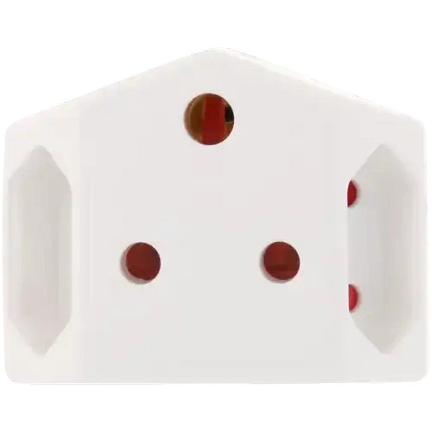Image of SCE White 3 Way Adaptor 3-Pin And 2-Pin 16A