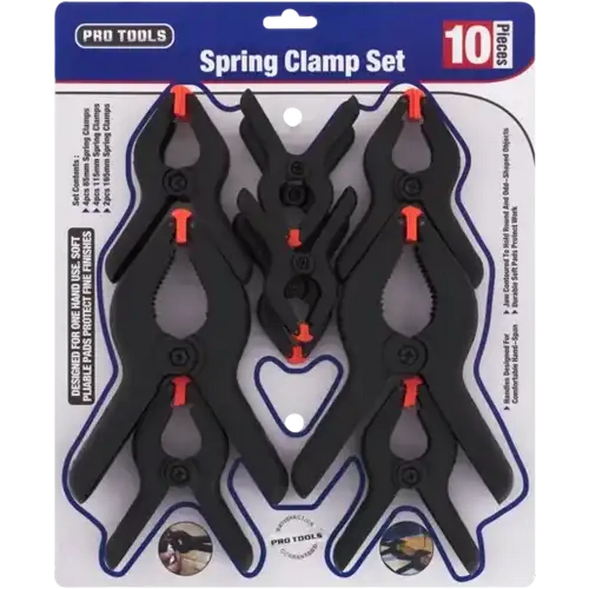 Checkers Sixty60 | Pro Tools Black Spring Clamp Set 10 Piece