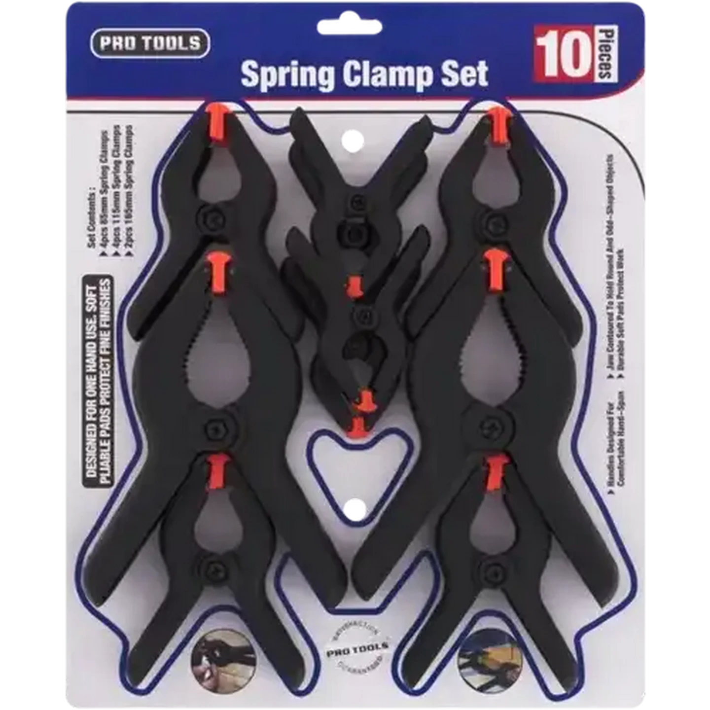 Checkers Sixty60 | Pro Tools Black Spring Clamp Set 10 Piece