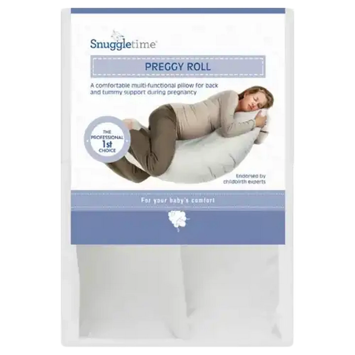 Image of Snuggletime Preggy Roll Pillow (Print May Vary)