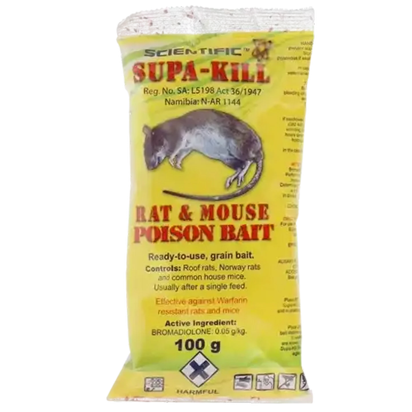 Image of Scientific SUPA-KILL Rat Pallets Bait 100g