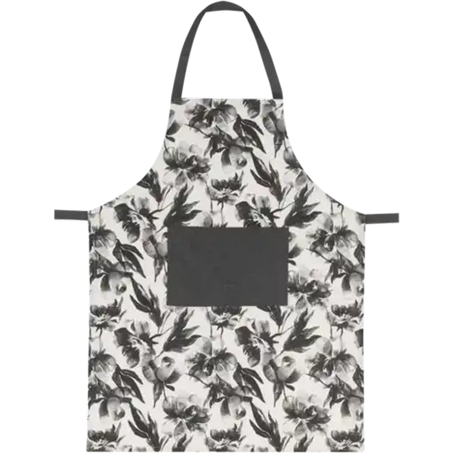 Image of Essentials Floral Kitchen Apron Full Size
