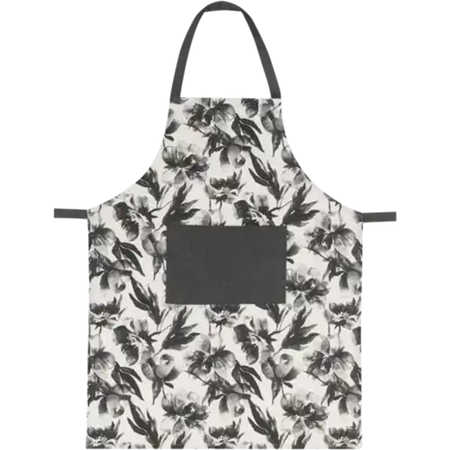 Image of Essentials Floral Kitchen Apron Full Size