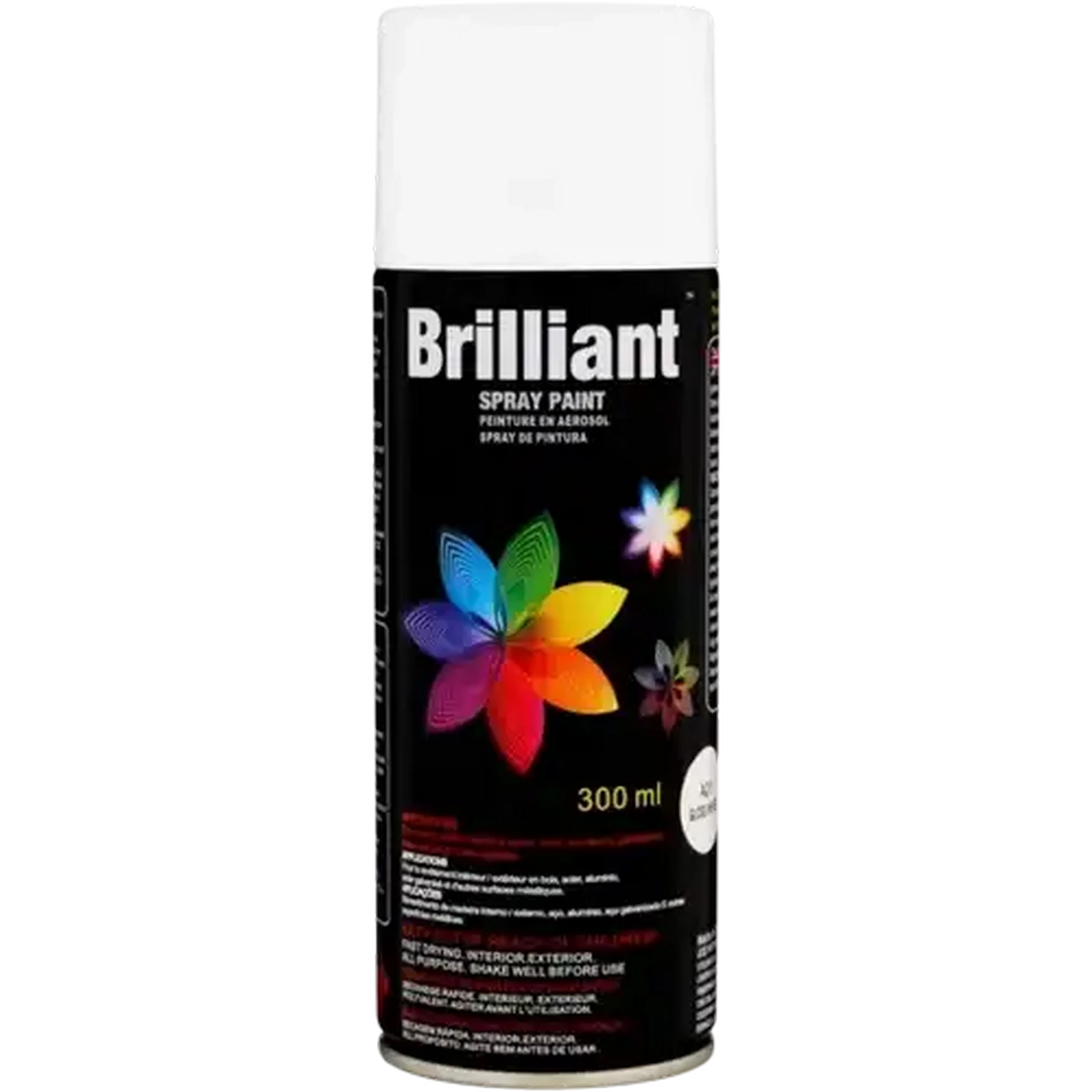 Image of Brilliant Gloss White Spray Paint Can 300ml