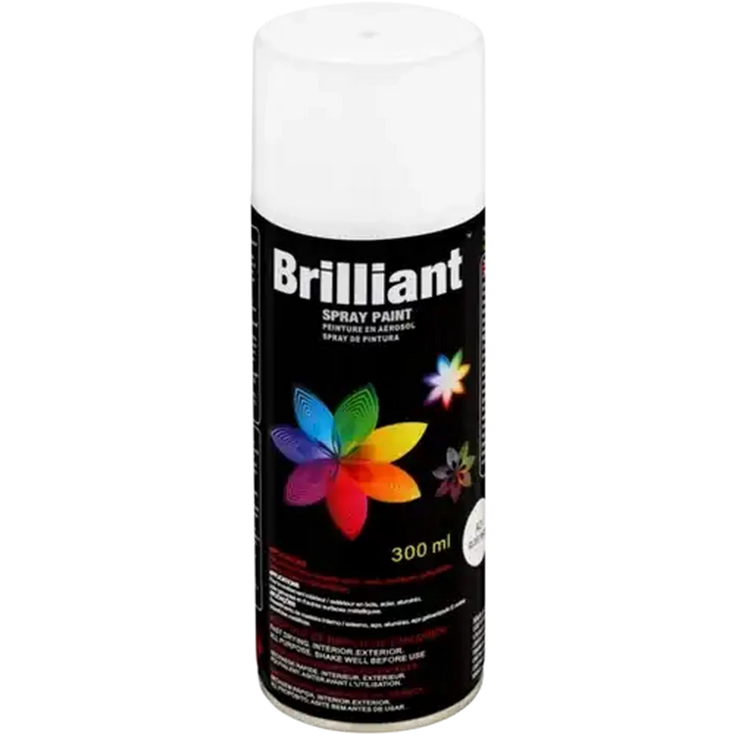 Image of Brilliant Gloss White Spray Paint Can 300ml
