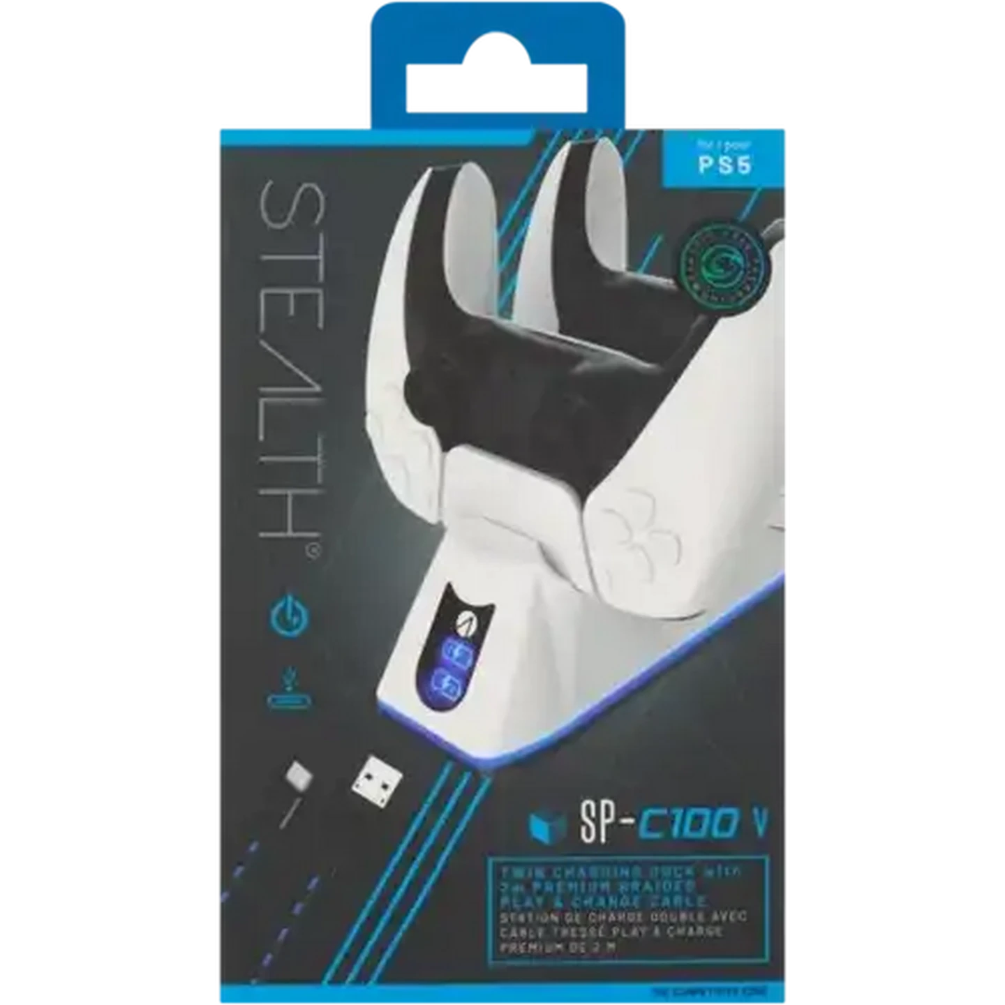 Image of Stealth SP-C100 V White Twin Charging Dock For PS5
