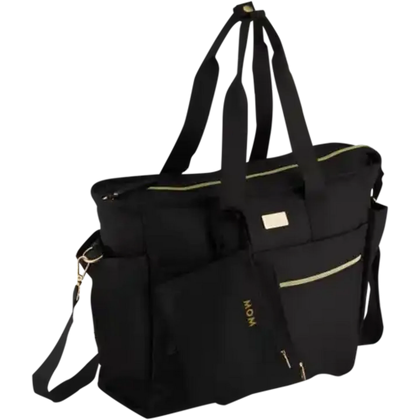 Image of Ree Collective The Tote Black Diaper Bag 40cm