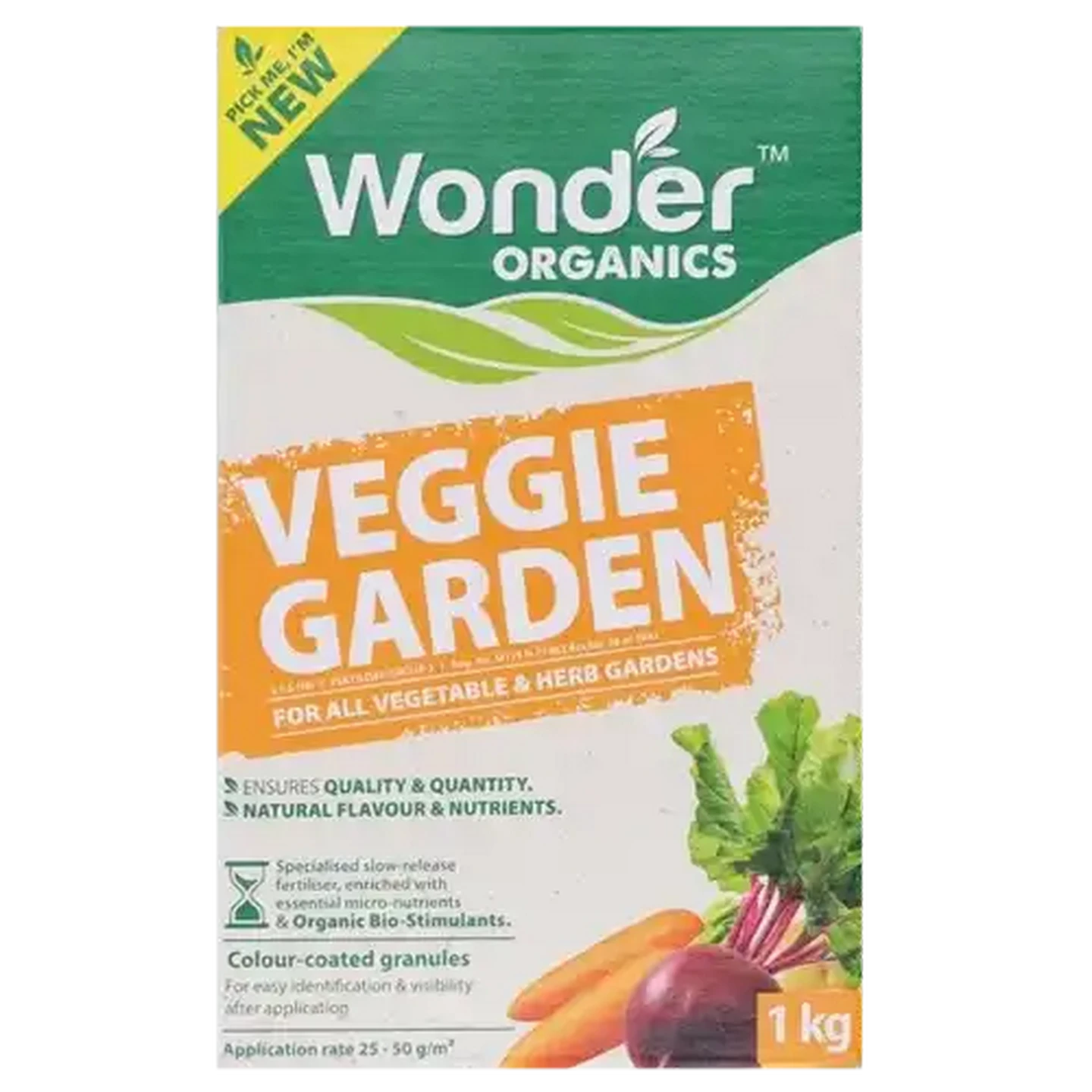 Checkers Sixty60 | Wonder Organics Veggie Garden Fertiliser 1kg